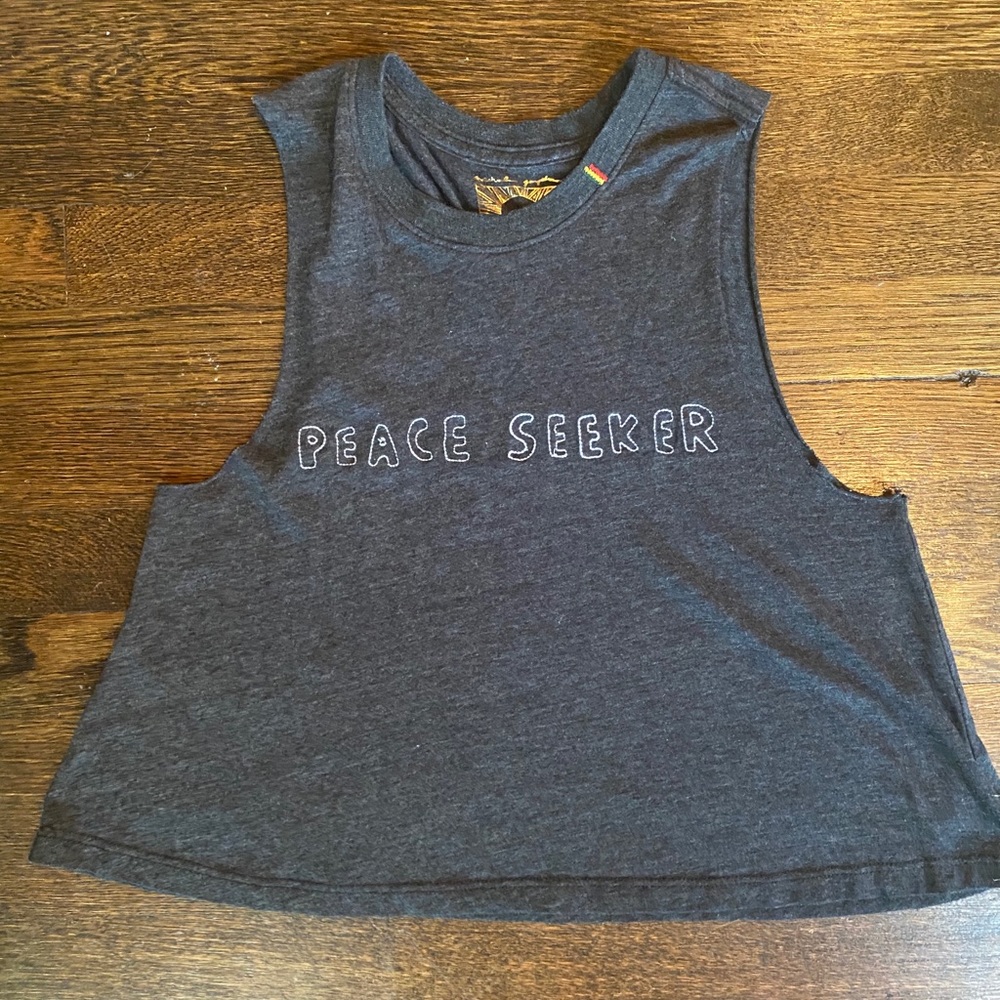 Spiritual Gangster Peace Seeker Crop - XS